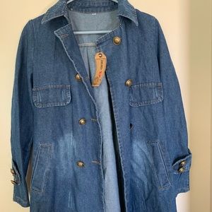 Jean jacket cover up